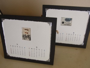 カレンダー付ミニ銅版画